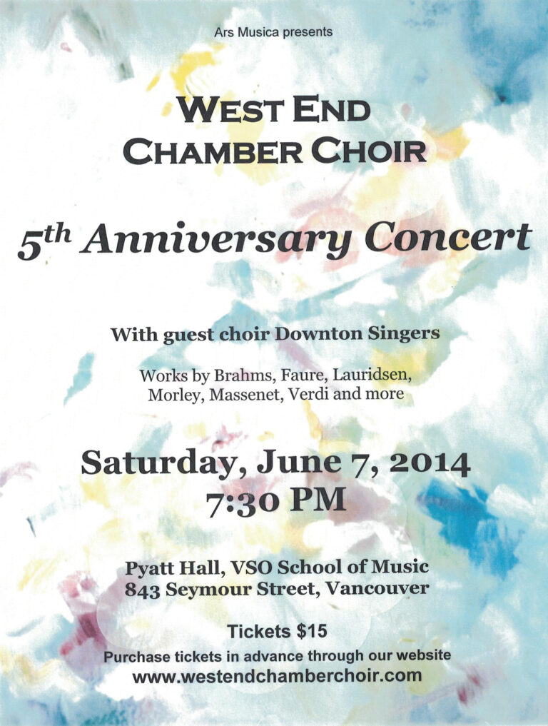 5th Anniversary concert